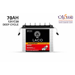 بطارية LACO Solar Deep Cycle سعة 70Ah جهد 12V/C20 بطارية LACO Solar Deep Cycle سعة 70Ah جهد 12V/C20