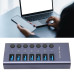 موزع USB 3.0 Hub بسبعة منافذ مع مفاتيح تشغيل وشحن سريع موزع USB 3.0 Hub بسبعة منافذ مع مفاتيح تشغيل وشحن سريع