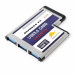 كرت لابتوب ExpressCard إلى 3 منافذ USB 3.0