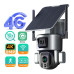 كاميرا مراقبة شمسية WiFi مزدوجة العدسة Y5 بدقة 8MP 4K