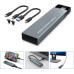 غلاف SSD M.2 NVMe/NGFF 2 in 1 USB 3 خارجي غلاف SSD M.2 NVMe/NGFF 2 in 1 USB 3 خارجي