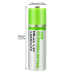 بطاريات AA قابلة للشحن عبر USB بجهد 1.2V وسعة 1450mAh بطاريات AA قابلة للشحن عبر USB بجهد 1.2V وسعة 1450mAh