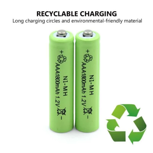 بطاريات Ni-MH قابلة للشحن سعة 1800mAh