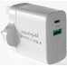 شاحن جوال HU-40 بقوة 38W USB + Type-C شحن سريع