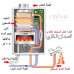 سخان غاز فوري سعة 6 لتر