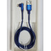 كابل شحن S8 GAME زاوية 90 درجة USB-A إلى Lightning