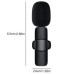 مايكروفون لاسلكي K8 بمنفذ Type-C وLightning للهواتف