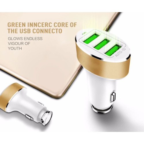شاحن سيارة BEMASS C501 ثلاثة منافذ USB