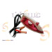 مكواة 12V للسيارة لون أبيض وأحمر