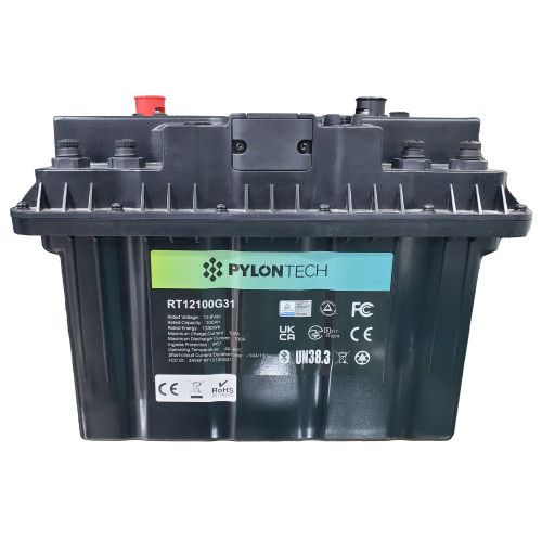 بطارية ليثيوم Pylontech IP67 12V 100Ah Lithium Iron Battery LifePO4 RT12100G31
