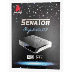 رسيفر القبطان 2 من الشركة العالمية سيناتور SENATOR 4K