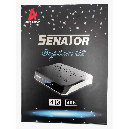 رسيفر القبطان 2 من الشركة العالمية سيناتور SENATOR 4K